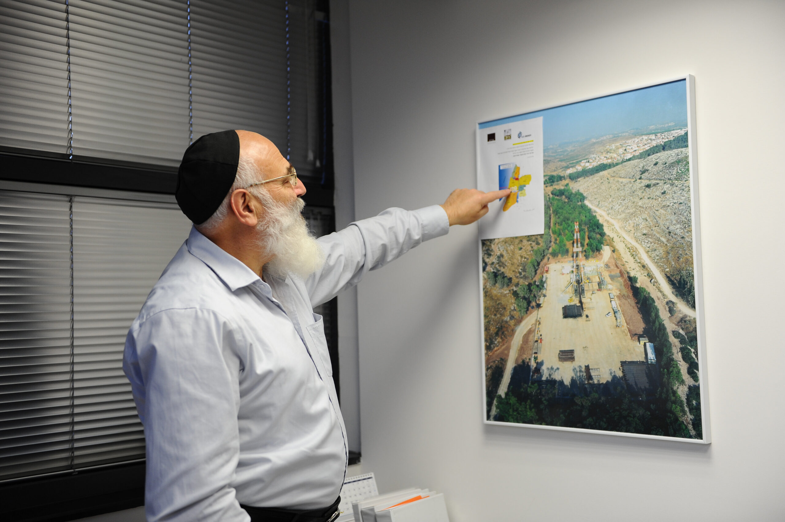 טוביה לוסקין, המייסד והגיאולוג לשעבר של חברת גבעות עולם שגילתה את שדה הנפט מגד (צילום: מנדי הכטמן / פלאש90)