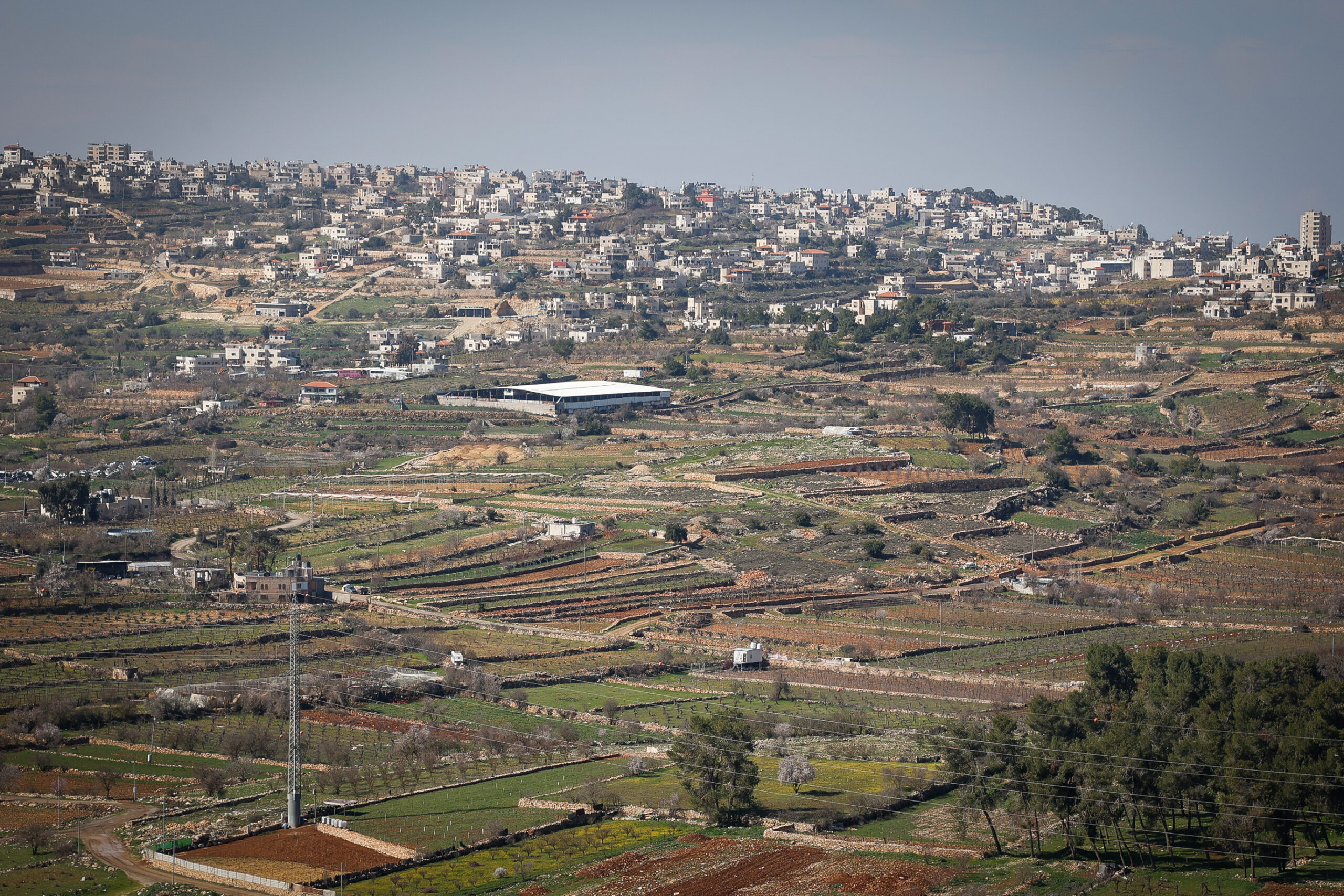 הפכה לעיר רפאים. בית אומר, פבראור 2022 (צילום: גרשון אלינסון / פלאש90)