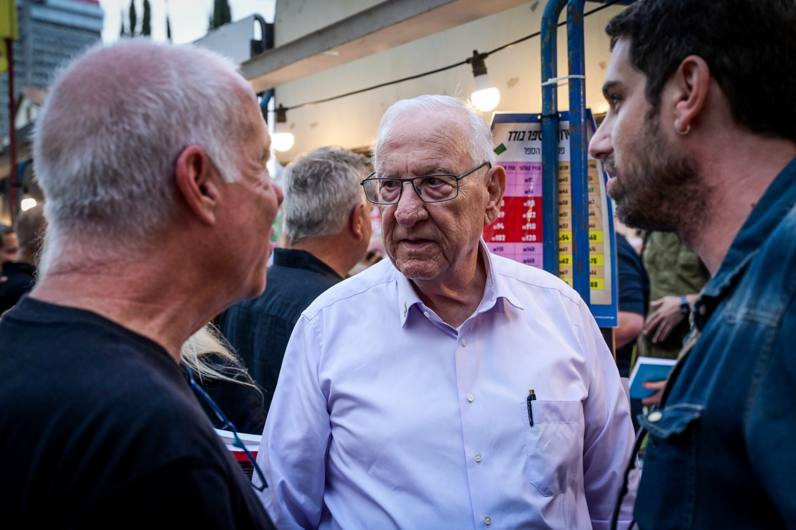 חילק את החברה הישראלית לארבעה שבטים. הנשיא לשעבר רובי ריבלין, יוני 2025 (צילום: אבשלום ששוני / פלאש90) 
