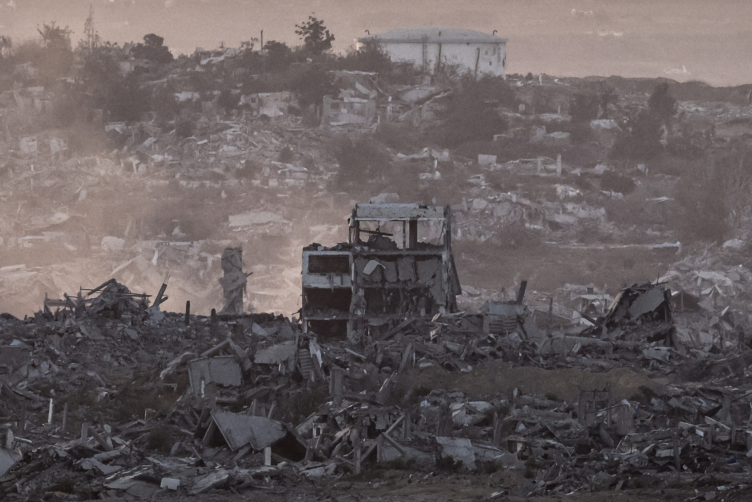 . הרס בצפון רצועת עזה, ב-2 באוגוסט 2025 (צילום: צפריר אביוב / פלאש90)