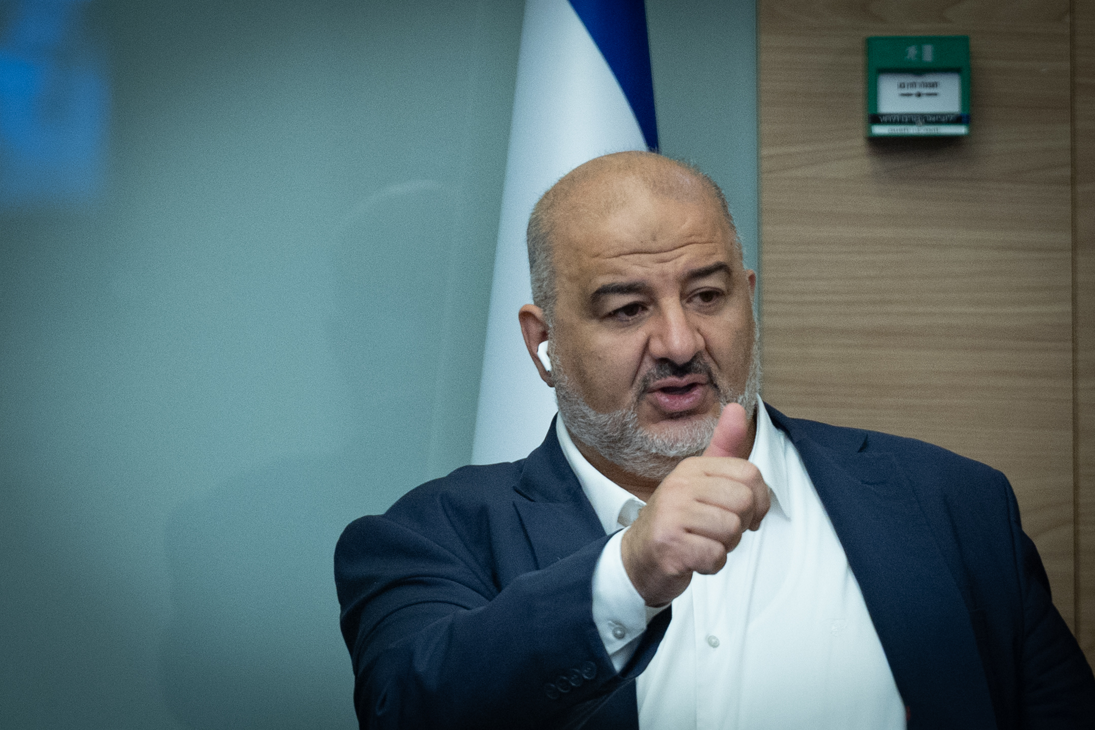 סגלוביץ' הציב לו תנאים. מנסור עבאס, 8 ביולי 2026 (צילום: יונתן זינדל / פלאש90)
