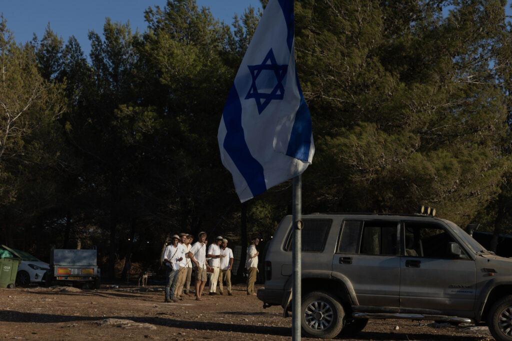 מאחז חדש שהוקדם בצמוד לאדמת מג'ד אל-כרום, ב-13 בספטמבר 2026 (צילום: אורן זיו)